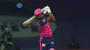 M44: RR vs MI – Sanju Samson Six