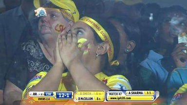 M47: CSK vs RR – Dwayne Smith Wicket