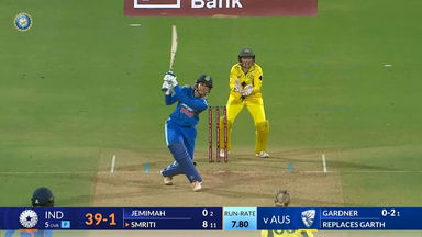 IND-W vs AUS-W 2023-24, 3rd T20I: Smriti Mandhana Six