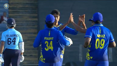 SMAT 2025, Mumbai vs Hyderabad: Fall of Wickets
