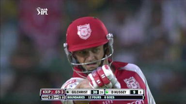 Match 66 KXIP vs CSK – D Hussey's Wicket