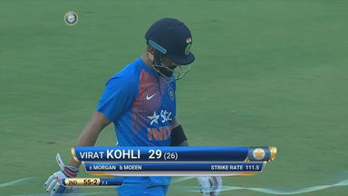 IND vs ENG 2017, 1st T20I : Virat Kohli Wicket