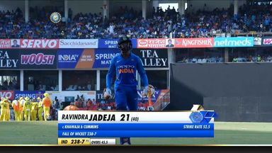 IND vs AUS 2019, 2nd ODI: Ravindra Jadeja Wicket