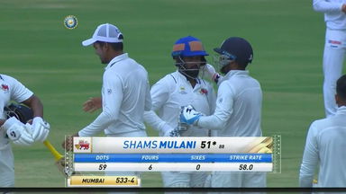 Shams Mulani's solid 51*