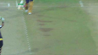 M21: KKR vs HOB –  Gautam Gambhir Wicket