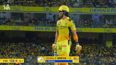 IPL 2025 M49: CSK vs PBKS - Dewald Brevis Wicket