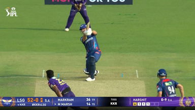 IPL 2025 M19: KKR vs LSG - Mitchell Marsh Six
