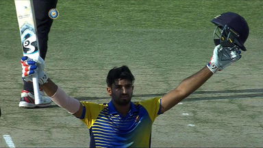 R Samarth's determined century