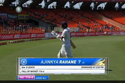 IND vs ENG 2021, 3rd Test, Day 2: Ajinkya Rahane Wicket