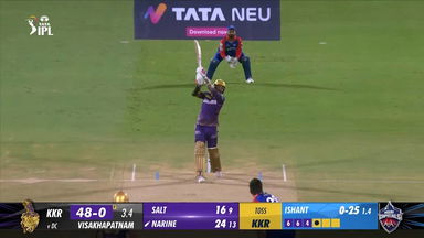 M16: DC vs KKR – Sunil Narine Six