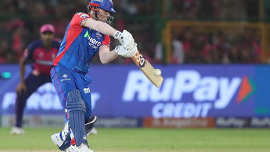 Warner sets the platform with 49(34)
