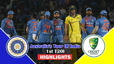 IND vs AUS 2019, 1st T20I: Match Highlights