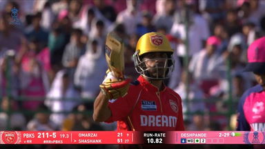 Shashank Singh sizzles in Jaipur heat with superb 59*(30)