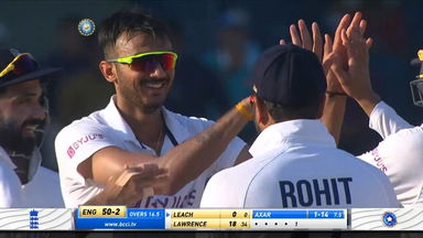 Axar Patel's impressive 5-wicket haul on Test debut