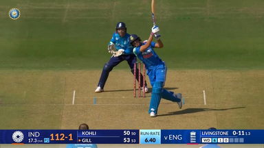 IND vs ENG 2025, 3rd ODI: Shubman Gill Six