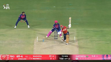 IPL 2025 M18: PBKS vs RR - Glenn Maxwell Six