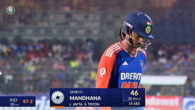 IND-W vs SA-W 2024, 1st T20I: Smriti Mandhana Wicket