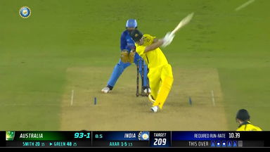 IND vs AUS 2022, 1ST T20I: Cameron Green Six