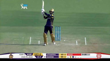 M44: KXIP vs KKR –  Sunil Narine Six