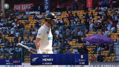 IND vs NZ 2024, 1ST Test: Matt Henry Wicket