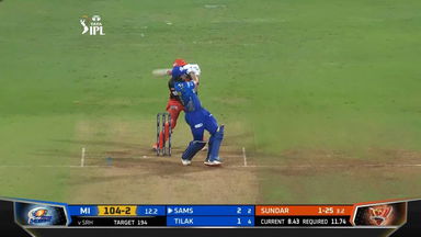 M65: MI vs SRH – Daniel Sams Six