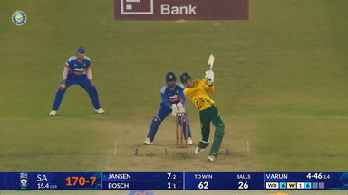 IND vs SA 2025, 5th T20I: Marco Jansen Six