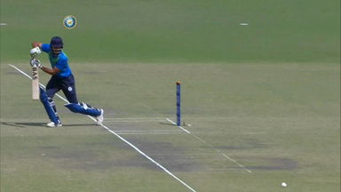 Chaitanya Bishnoi's opening act of 57 (59) vs Bengal