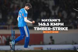 Mayank magic rattles off-stump at 149.5 kmph