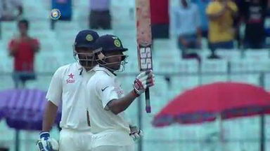 India vs NZ 2016, 2nd Test day 2: W Saha six