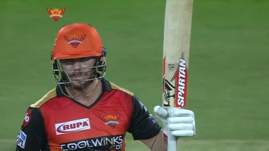 David Warner's final innings this season - 81(56)