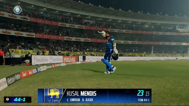 IND vs SL 2023, 3RD T20I: Kusal Mendis  Wicket