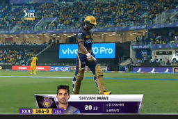 Final: CSK vs KKR – Shivam Mavi Wicket