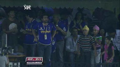 Match 48 RR vs KXIP – Mahmood's Wicket