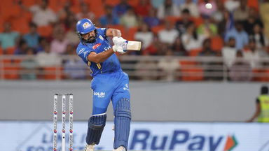 Smashing six ft. Rohit Sharma front foot pull