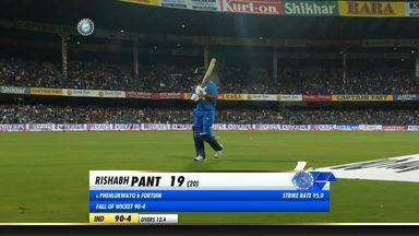 IND vs SA 2019, 3rd T20I: Rishabh Pant Wicket