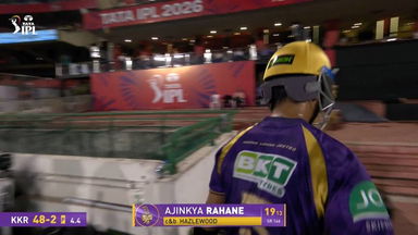 IPL 2026 M57: RCB vs KKR - Ajinkya Rahane Wicket