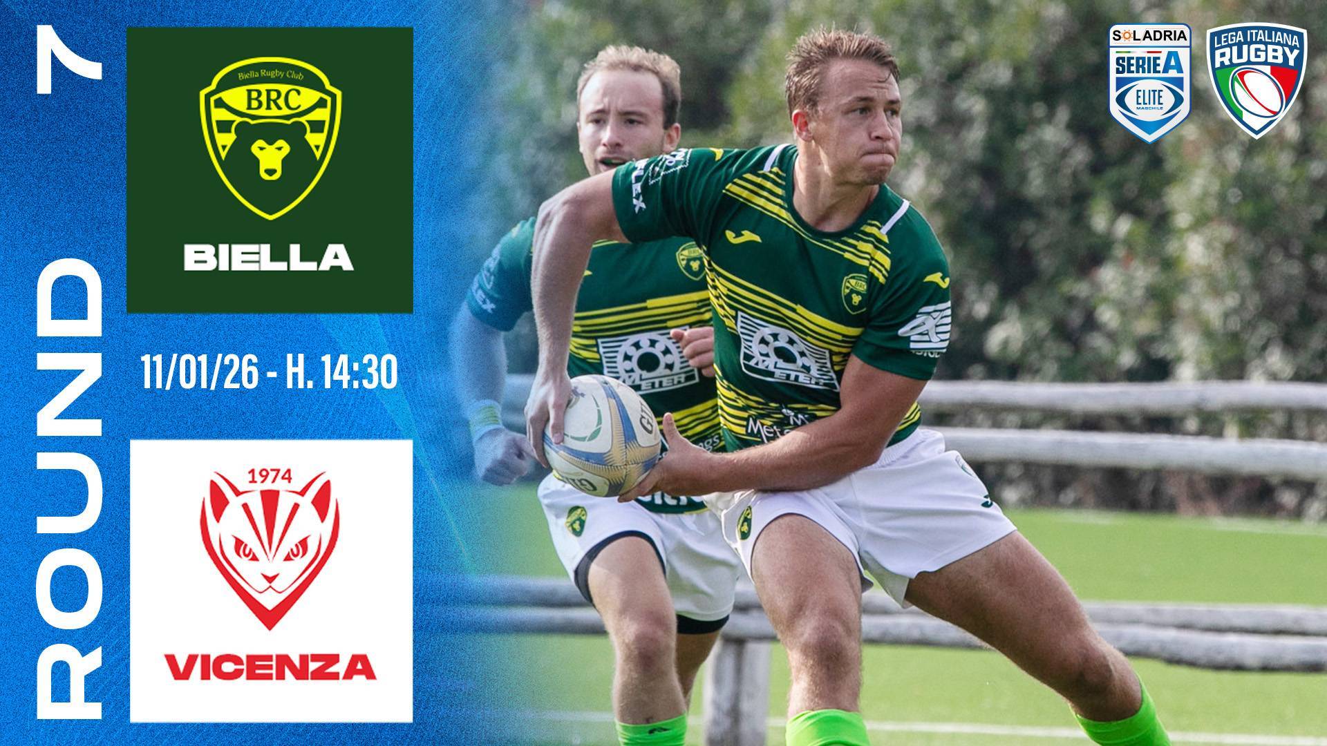 7° turno Biella Rugby Club – Rangers Vicenza
