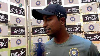 Ind v WI, 2013, 2nd Test: Pragya Ojha's interview, Day 1