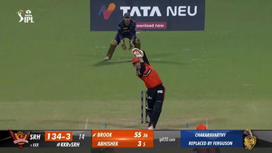 M19: KKR vs SRH – Harry Brook Six