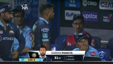 M10: GT vs DC – Hardik Pandya Wicket