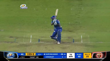 M23: MI vs PBKS – Suryakumar Yadav Six