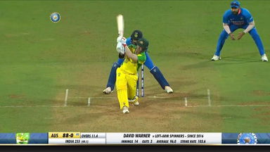 IND vs AUS 2020, 1st ODI: David Warner Six