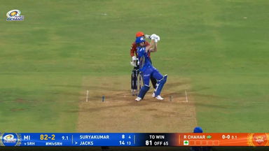 IPL 2025 M33: MI vs SRH - Will Jacks Six