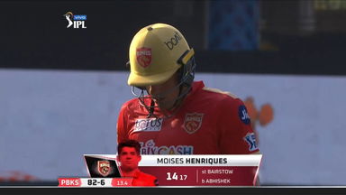 M14: PBKS vs SRH   – Moises Henriques Wicket