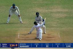 IND vs BAN 2024, 1ST Test: Mehidy Hasan Miraz Six
