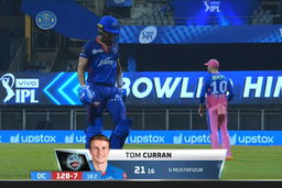 M07: RR vs DC – Tom Curran Wicket