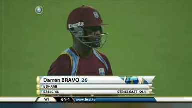 2ND ODI: IND vs WI – Darren Bravo Wicket