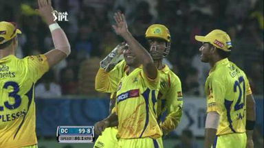 Match 6 CSK vs DC – Ravi Teja's Wicket