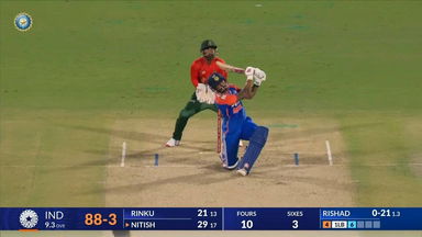 IND vs BAN 2024, 2nd T20I: Nitish Reddy Six