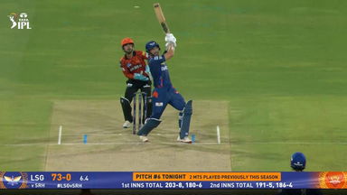 IPL 2025 M61: LSG vs SRH - Aiden Markram Six